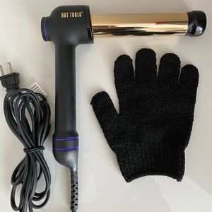 Hot Tools Professional 24k Gold  1 1/4” curl bar